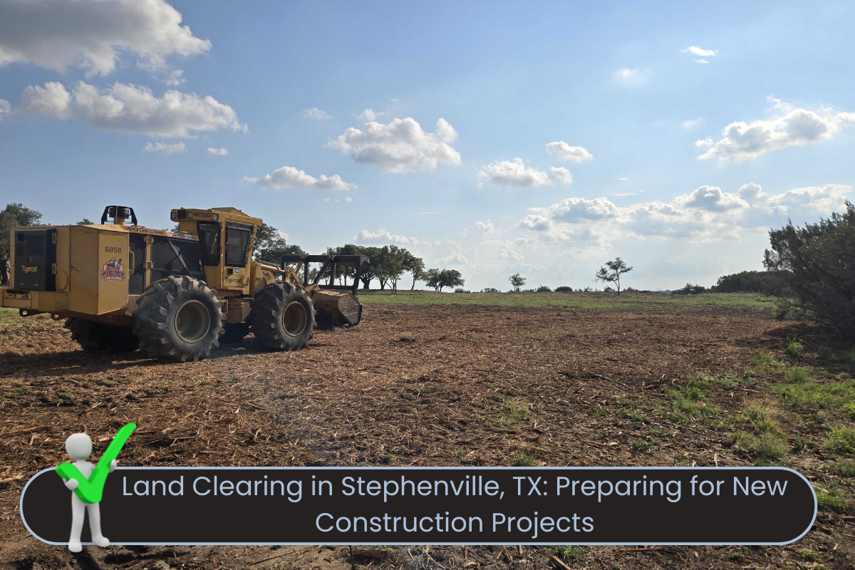 Land Clearing in Stephenville, TX: Preparing for New Construction Projects